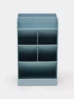  Подставка - органайзер Deli 8 секций  пластик  205 x 120 x 91 мм  уп. ПВХ (Арт. - 8939-bl) Голубая - 