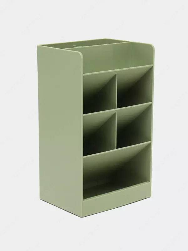 Stend - organizator Deli 8 qismli  plastmassa  205 x 120 x 91 mm  oram. PVX (Art. - 8939-gn) Yashil