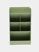  Stend - organizator Deli 8 qismli  plastmassa  205 x 120 x 91 mm  oram. PVX (Art. - 8939-gn) Yashil - 