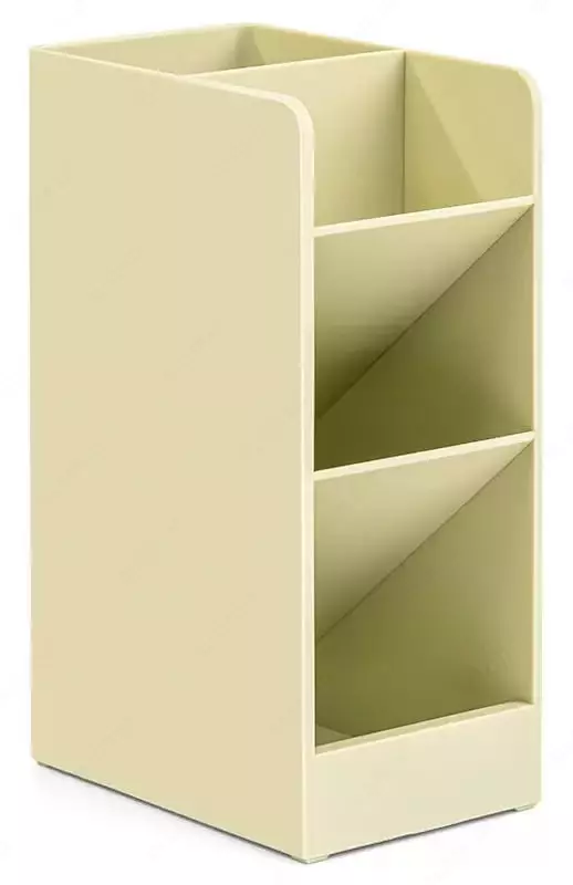  Подставка - органайзер Deli 4 секции  пластик  152 x 60 x 91 мм  уп. ПВХ (Арт. - 8940-gn) Зеленая - 