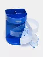   Подставка - органайзер для письменных принадлежностей Deli 7 секций  пластик  127 x 85 x 85 мм  карт. уп (Арт. - 904) Ассортимент