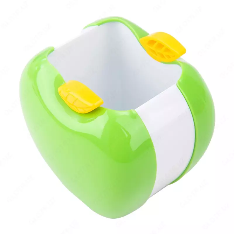   Подставка - органайзер для ручек Deli Яблоко  1 секц.  пластик  90.2 x 79 x 88 мм  ПВХ бокс (Арт. - 9139) Цв. ассорти