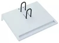 Stol taqvimi uchun stend Stamm plastmassa  37 x 205 x 175 mm  oram. PE (Art. - PK26) Kulrang