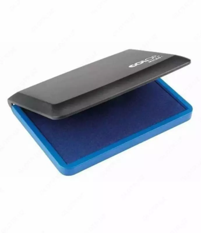 Канцелярская штемпельная подушка Colop Micro 1  90 х 50 мм  уп. блистер (Арт. - 109639) Синяя