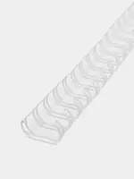  Bindi boglash uchun metall buloqlar toplami 12 7 mm  100 dona. (m.- 127-WBwt) Oq Chakana savdo