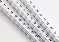  Bindi boglash uchun metall buloqlar toplami 9 5 mm  100 dona. (m.- 95-WBwt) Oq Chakana savdo