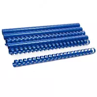  Упаковка пластиковых пружин для переплета Bindi 12 мм  100 шт. (Арт.- 12-GRbl) Синяя - 