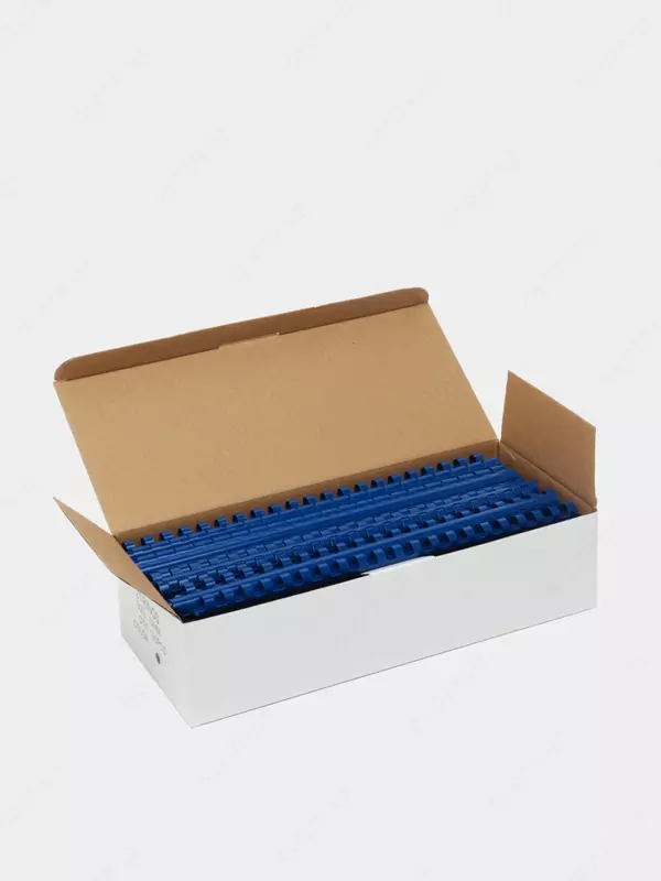   Упаковка пластиковых пружин для переплета Bindi 12 мм  100 шт. (Арт.- 12-GRbl) Синяя