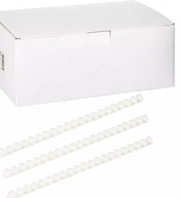 Bindi boglash uchun plastik buloqlarni qadoqlash 12 mm  100 dona. (12-GRcl-modda) Shaffof