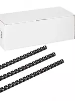 Упаковка пластиковых пружин для переплета Bindi 12 мм  100 шт. (Арт.- 12-GRbk) Черная