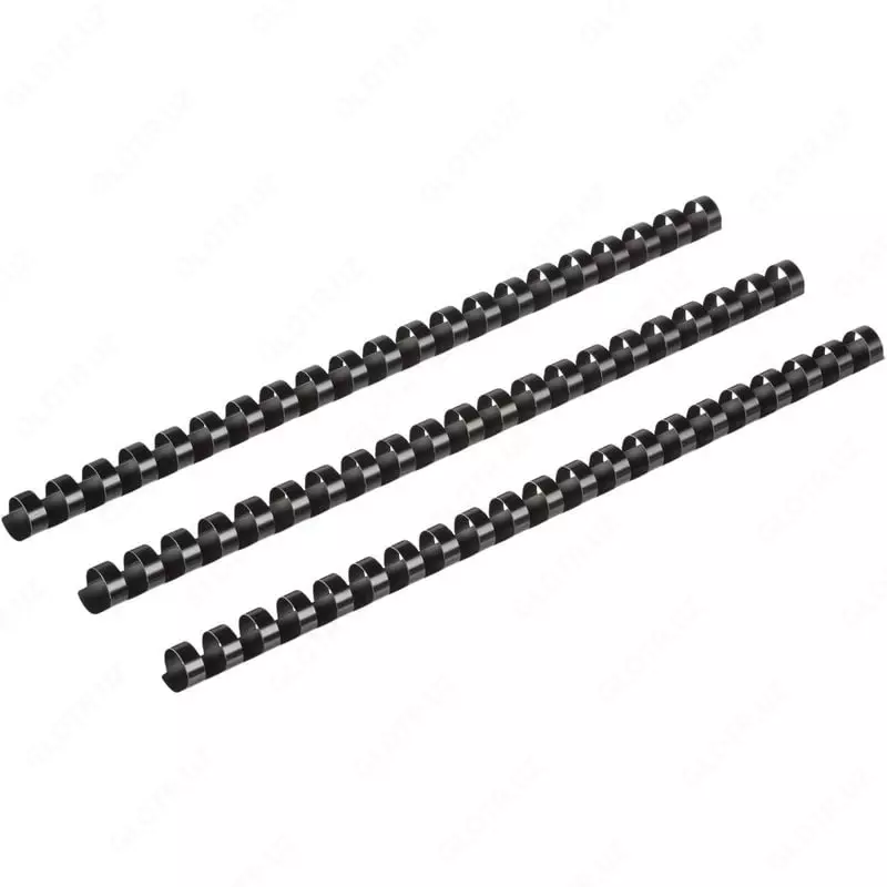   Упаковка пластиковых пружин для переплета Bindi 12 мм  100 шт. (Арт.- 12-GRbk) Черная