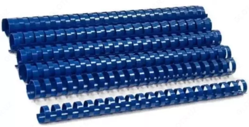 Bindi boglash uchun plastik buloqlarni qadoqlash 16 mm  100 dona. (m.-16-GRbl) Moviy