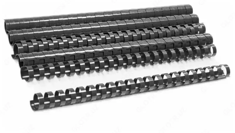  Упаковка пластиковых пружин для переплета Bindi 18 мм  100 шт. (Арт.- 18-GRbk) Черная - 