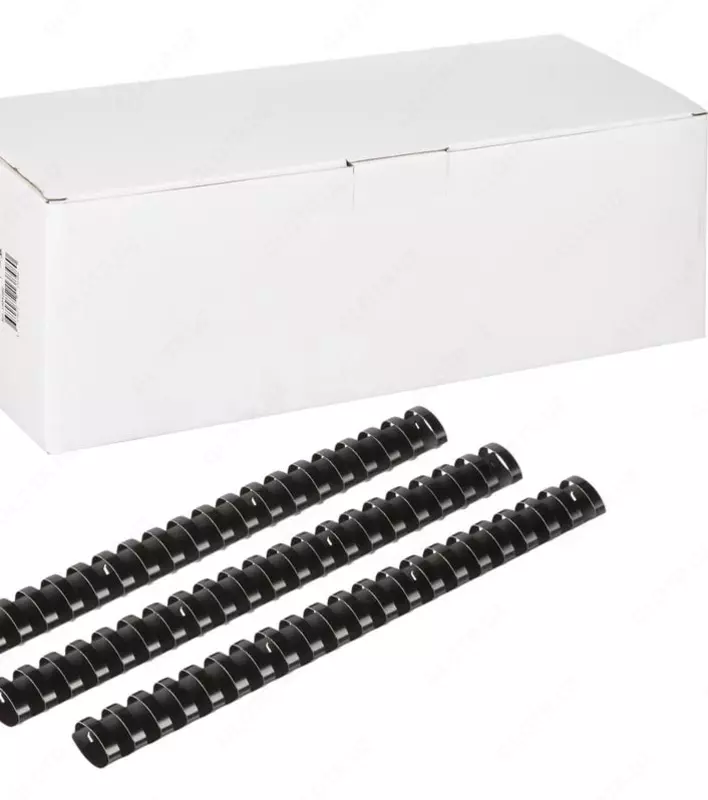 Bindi boglash uchun plastik buloqlar toplami 22 mm  50 dona. (m.- 22-GRbk) Qora