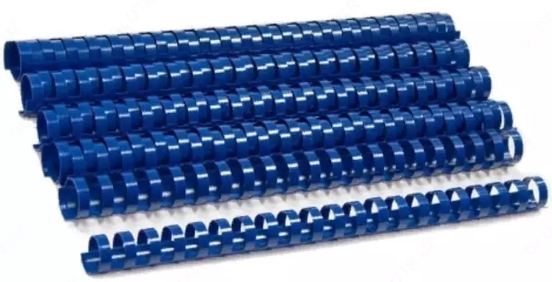 Bindi boglash uchun plastik buloqlar toplami 25 mm  50 dona. (m.-25-GRbl) Moviy