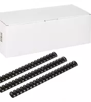 Bindi boglash uchun plastik buloqlar toplami 25 mm  50 dona. (25-GRbk-modda) Qora