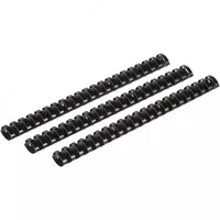  Bindi boglash uchun plastik buloqlar toplami 25 mm  50 dona. (25-GRbk-modda) Qora - 