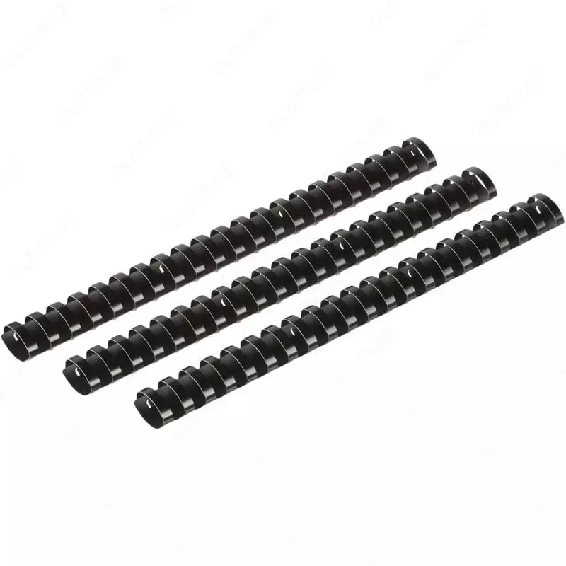  Bindi boglash uchun plastik buloqlar toplami 25 mm  50 dona. (25-GRbk-modda) Qora - 