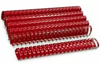 Bindi boglash uchun plastik buloqlar toplami 32 mm  50 dona. (32-GRrd-modda) Qizil