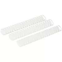   Bindi boglash uchun plastik buloqlar toplami 32 mm  50 dona. (m.- 32-GRcl) Shaffof