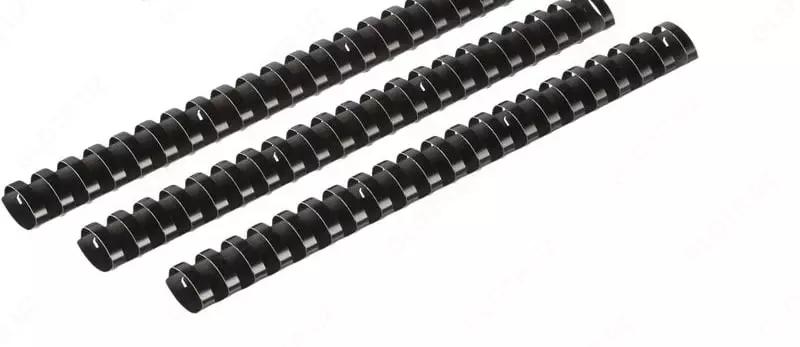   Bindi boglash uchun plastik buloqlar toplami 32 mm  50 dona. (m.- 32-GRbk) Qora