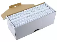 Упаковка пластиковых пружин для переплета Bindi 51 мм  50 шт. (Арт.- 51-GRwt) Белая