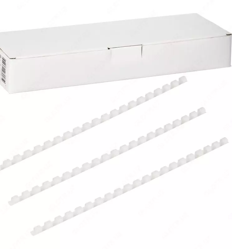   Bindi boglash uchun plastik buloqlar toplami 6 mm  100 dona. (modda - 6-GRwt) Oq