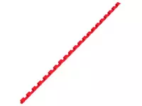  Упаковка пластиковых пружин для переплета Bindi 6 мм  100 шт. (Арт.- 6-GRrd) Красная - 