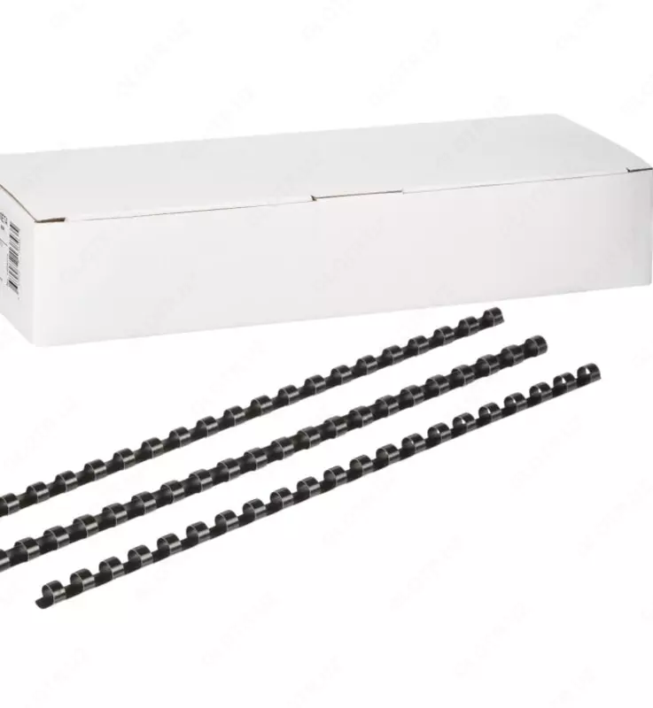   Упаковка пластиковых пружин для переплета Bindi 8 мм  100 шт. (Арт.- 8-GRbk) Черная