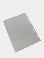  Пластиковый буквенный разделитель Deli А4  A-Z (Арт. - 38157) Серый - 