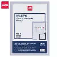 Reklamalar uchun magnit ramka Deli A3  420 x 297 mm (Art. - 50870-gd) Oltin