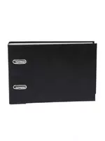 Папка - регистратор Alta А3  арочный механизм  75 мм  альбом (Арт.- 75-bk-A3H) Черная