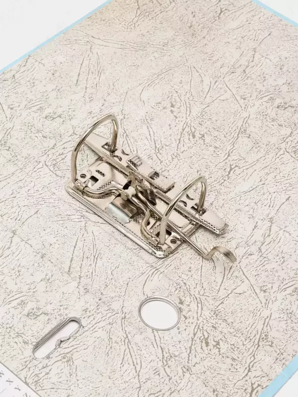   Papka - magnitafon Alta A4  kemerli mexanizm  50 mm (Art. - 50 lbl) Ochiq/kok