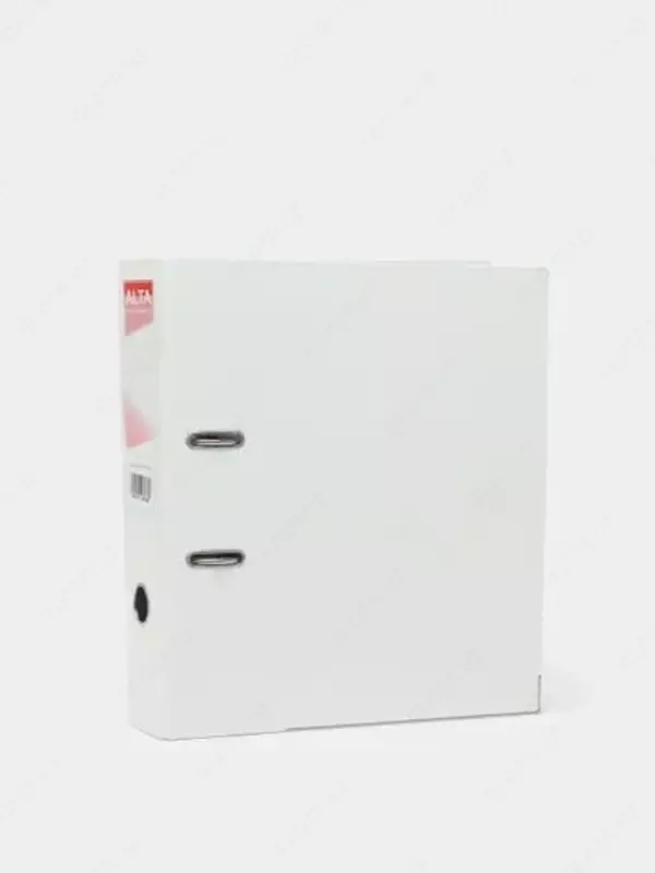 Papka - magnitafon Alta A4  kamar mexanizmi  75 mm (Art. - 75-vt) Oq