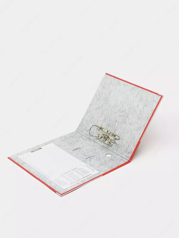  Papka - magnitafon Alta A4  kamar mexanizmi  75 mm (Art. - 75-rd) Qizil - 