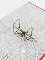   Papka - magnitafon Alta A4  kamar mexanizmi  75 mm (Art. - 75-rd) Qizil