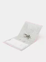  Papka - magnitafon Alta A4  kamar mexanizmi  75 mm (Art. - 75-pk) Pushti - 