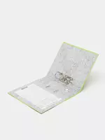  Папка - регистратор Alta А4  арочный механизм  75 мм (Арт.- 75-lgn) Светло/зеленая - 