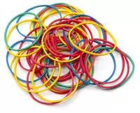 Pul uchun bank kauchuk bantlari 1000 g  60 mm (turli rang)