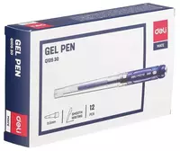  Гелевая ручка Deli Mate  0.5 мм  синяя (Арт.- 10530-EQ) Сезонная распродажа!!! Только в розницу