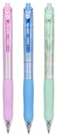 Гелевая автоматическая ручка Deli Quick DRY  0.5 мм  синяя (Арт.- 60-BL-G) Цв. ассорти