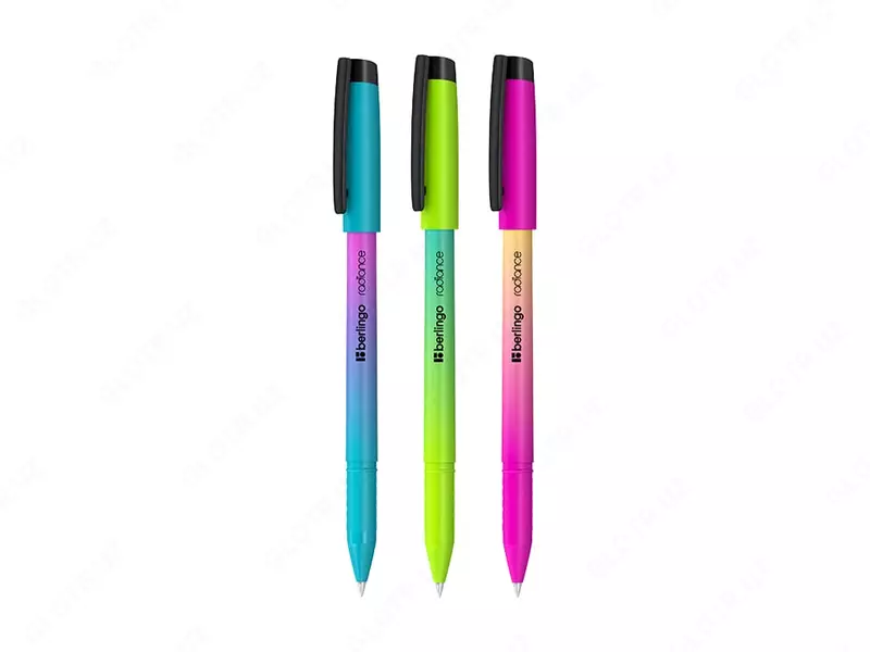 Gel qalam Berlingo Radiance 0 5 mm  qora (Art.-CGp_50016) Col. turli xil