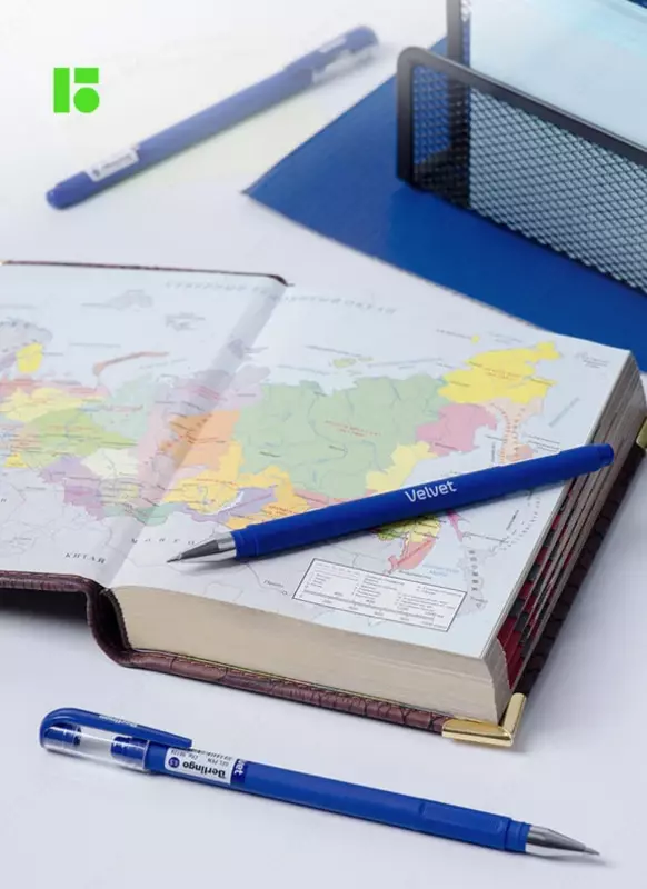  Gel qalam Berlingo Velvet  0 5 mm  kok (Art.- CGp_50126) Chakana savdo