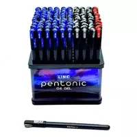 Jel qalam Linc Pentonic Gel  0 6 mm  kok  displey (Art. - 856-70bl0bk10rd)