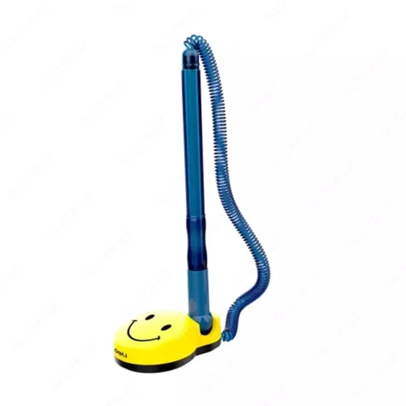  Ручка шариковая одноразовая на подставке Deli Q50  0.7 мм  синяя (Арт.- 50-Q-bl) Только в розницу