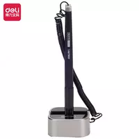 Ручка гелевая одноразовая на подставке Deli 0.7 мм  черная (Арт.- 6797bk)