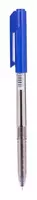  Шариковая ручка Deli Arrow  0.5 мм  синяя (Арт.- 00830-WQ) Прозрачная - 