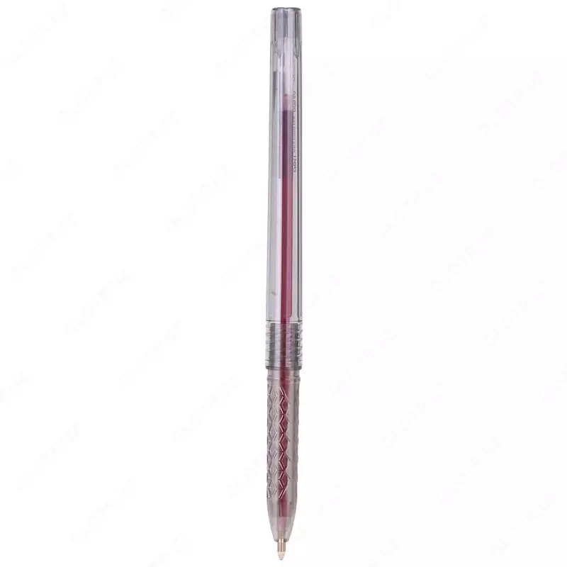  Sharikli qalam Deli Arrow  1 0 mm  qizil (Art.-01140-WQ) Shaffof - 