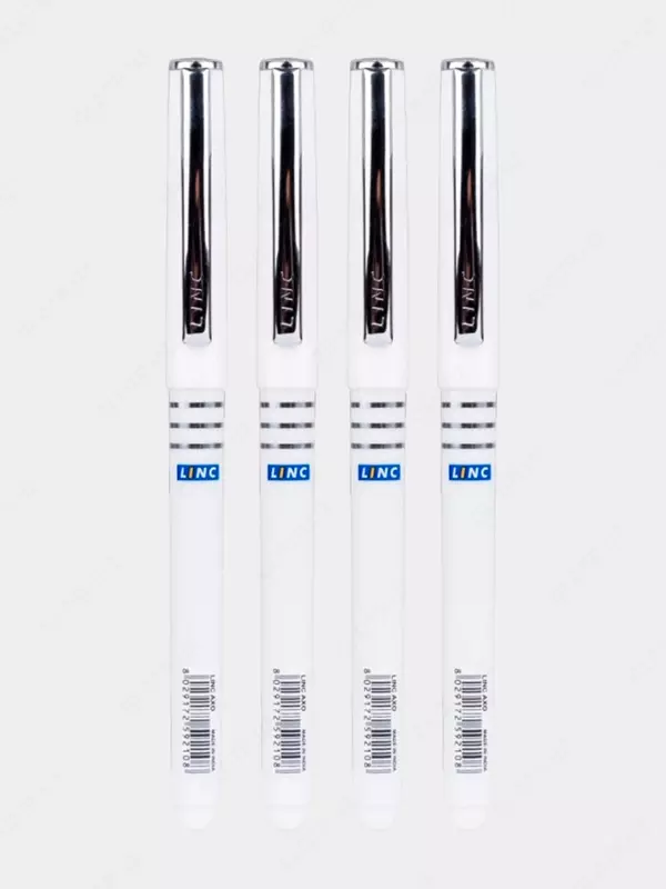 Шариковая ручка Linc Axo  0.7 мм  синяя (Арт.- 2592-wt-bl) Белая