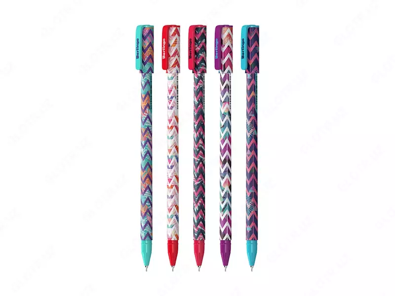 Шариковая ручка Berlingo Funline. Exotic  0.7 мм  синяя (Арт.- CBp_07289) Цв. ассорти